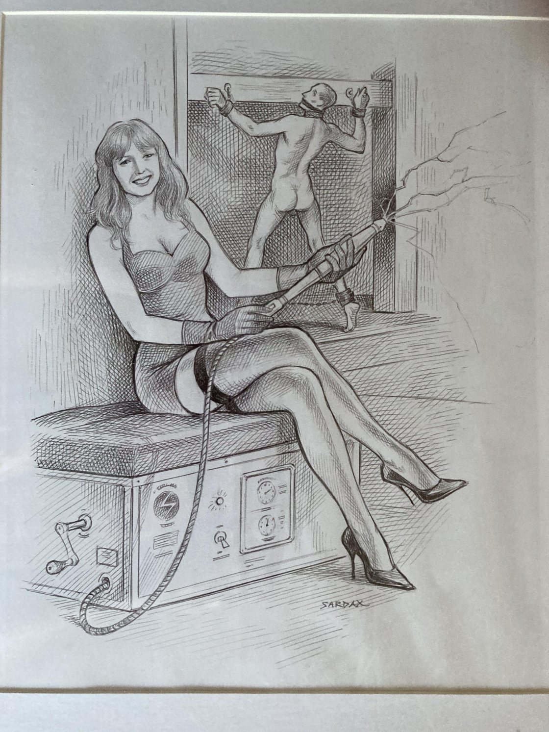 Elizabeth Swan dominatrix sketch